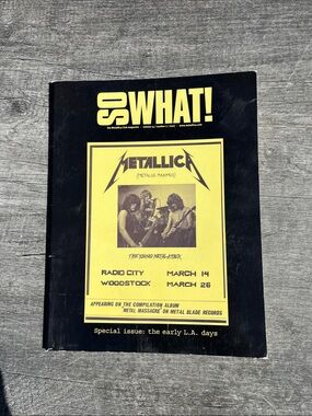 So What! Magazine - Metallica Special Issue (Black & Yellow)